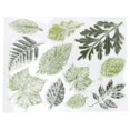 thumbnail image 1 of Sceau de feuille verte DIY Compte à main Scrapbook Tampon fini Décoration d'album photo, 1 of 4