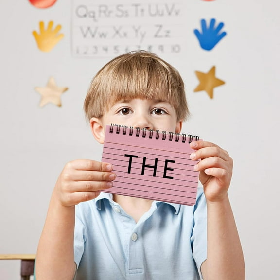 Xechzx Index Cards, Index Cards with Ring, Flash Cards for Studying, 50 Pieces Multicolor Index Cards, 3x5 Inches Ruled Index Cards, Spiral Bound Index Cards, Tearable