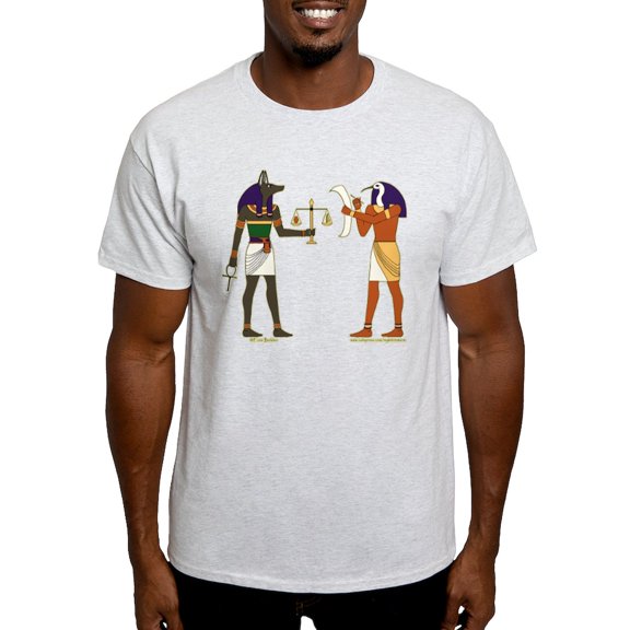 CafePress - Anubis And Thoth Art Light T Shirt - Light T-Shirt - CP