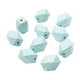 thumbnail image 4 of 10 cuentas de madera pulida irregulares de 2 x 3 cm para collares y pulseras navideñas. Cielo azul, 4 of 9
