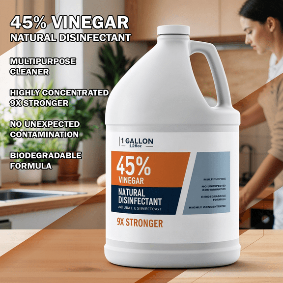 45% Vinegar Nature’s Freedom Organic Vinegar Surface Cleaner 1 Gallon