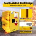 thumbnail image 7 of Chemical Storage Cabinet, 18.11"x 18.11"x 23", Anti-Static Grounding, Fireproof Cabinet, Safety Storage Unit, Lab, Shipyard, Factory​​, 7 of 7