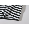 thumbnail image 6 of SSLR Men's Long Sleeve Striped Shirts Casual Crewneck T shirt Cotton Tee Shirts, 6 of 8