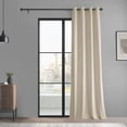 thumbnail image 5 of HPD Half Price Drapes Basic Deluxe Velvet Room Darkening Curtains 2 Panels Set - Grommet Curtains 84 Inches Long Window Curtains for Living Room & Curtains for Bedroom, 50W x 84L, Light Ivory, 5 of 11