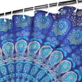 thumbnail image 3 of Waterproof Bohemian Shower Curtain 72x72 Inch Boho Style Polyester Unique Shower Curtain for Bathroom Hotel Home Decor with 12 Plastic Hooks, 3 of 5