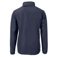 thumbnail image 3 of Men's-Cutter & Buck  Navy Real Salt Lake Charter Eco Recycled Full-Zip Jacket, 3 of 3