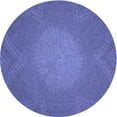 thumbnail image 1 of Ahgly Company Indoor Round Patterned Light Slate Blue Area Rugs, 7' Round, 1 of 6