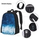 thumbnail image 3 of Fotbe Blue Glitter Sparkles Set Escolar 3 en 1 para Niños - Mochila Duradera con Lonchera Aislante y Estuche para Lápices - Mochila Escolar para Niños y Niñas, 3 of 7