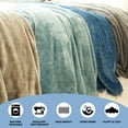 thumbnail image 6 of Howarmer Navy Throw Blanket, Throw Size Bed Throws for Sofa, Soft Warm Couch Bed Blanket, 50" x 60", 6 of 6