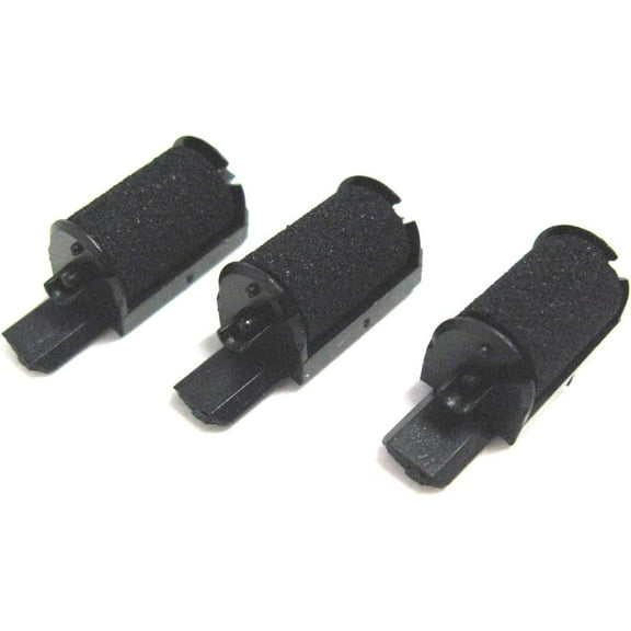 Around The Office Package of 3 Individually Sealed Ink Rolls Compatible with Casio HR-8-TM Calculator