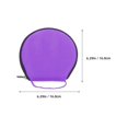 thumbnail image 2 of CD Organizer Bag Portable Oxford Cloth Media Storage Pouch For Travel Durable Protective Case For And DVDs Purple 1Pack, 2 of 5