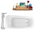 thumbnail image 4 of Tub, Faucet and Tray Set Streamline 70" Freestanding NH1380-120, 4 of 5