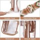 thumbnail image 4 of Bolso bandolera transparente para mujer, bolso bandolera transparente con correas ajustables para deportes, eventos, conciertos, 4 of 5