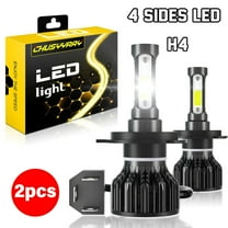 2x Snowmobile LED Headlight Kit for Polaris RMK 500 600 700 800 900 6000K Crystal White