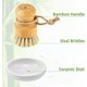 thumbnail image 3 of Bamboo Dish Scrub Brushes By Subekyu, Kitchen Wooden Cleaning Scrubbers Set For Washing Cast Iron Pan/pot, Natural Sisal Bristles, Set Of 3, 3 of 4