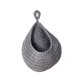 thumbnail image 5 of Cesta colgante de pared con forma de gota, tejida a mano, para frutas, baño, cebolla 28cm x 35cm, 5 of 9