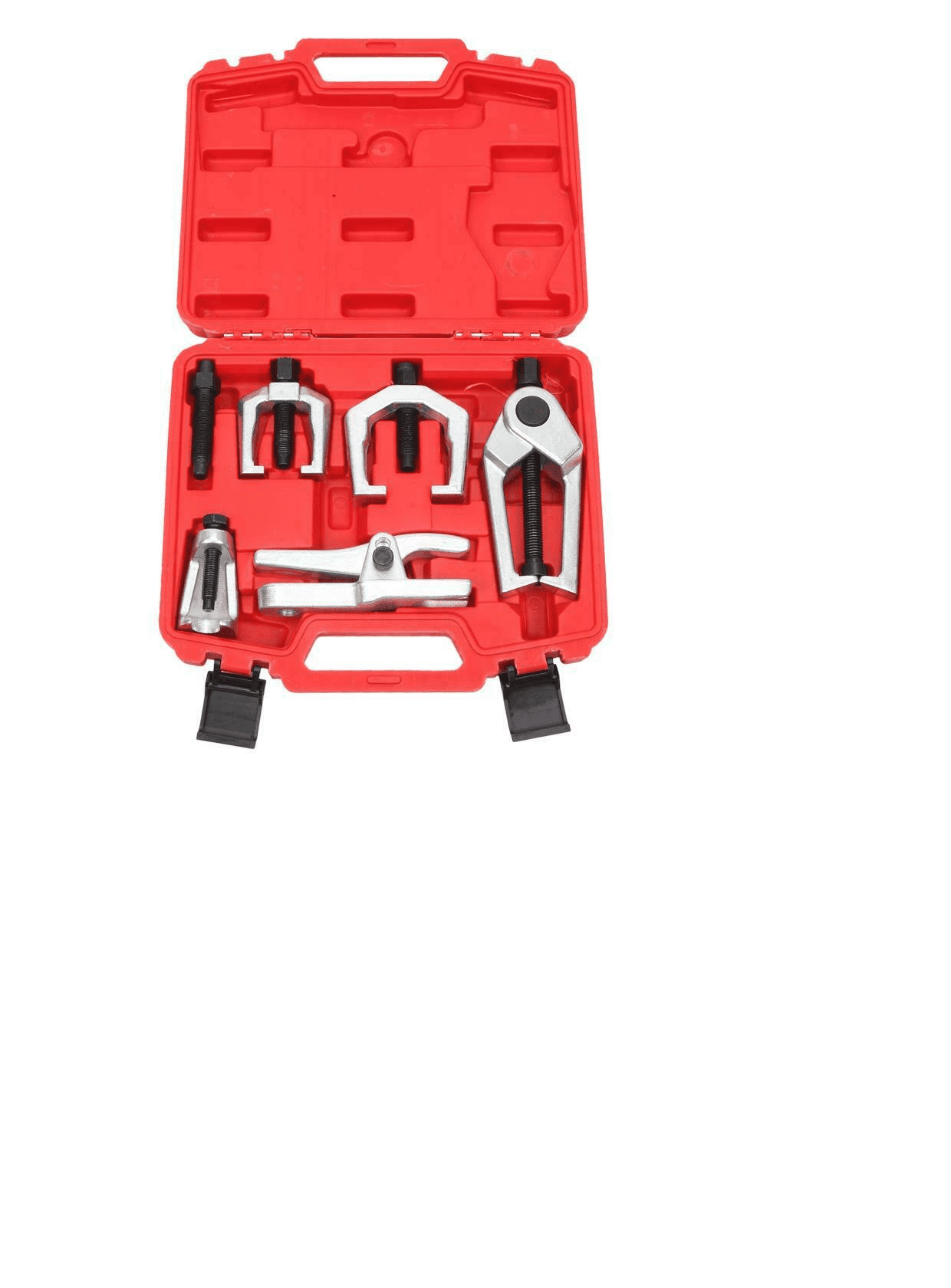 5pc Heavy Duty Front End Service Kit With Carrying Case Pitman Arm Ball