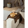 thumbnail image 7 of TIDITA Acacia Wood Sofa Armrest Tray for Couch - 13.75 x 9.5in Double Hinge Sofa Arm Tray Table Clip - Couch Arm Table, Wooden Side Tables  -Couch Armrest Table for Eating and Drink, 7 of 7