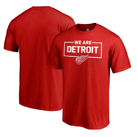 Detroit Red Wings Fanatics Branded Iconic Collection We Are T-Shirt -