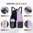 thumbnail image 2 of Mochila de Playa YUHAN PRETTY con Bolsillo Húmedo y Cordón de Malla, Impermeable para Hombre y Mujer (Morado), 2 of 6