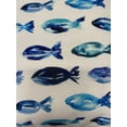 thumbnail image 2 of School of Fish Pillow | Throw Pillow | Dolphin Pillow | Ocean Lover | Sea Decor | Ocean | Gift for her | Accent Pillow Covers | Watercolor, 2 of 4