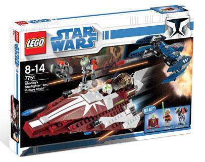 Pre-Owned Star Wars Clone Wars Ahsoka's Starfighter & Droids Set LEGO 7751