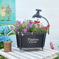 thumbnail image 4 of Robinet Mural en Fer Vert Vintage Jardinière Rustique Décoration de Jardin Extérieur avec Design de Bec Réaliste Pot de Fleurs en Métal Résistant aux Intempéries pour Patio Cour Ferme Paysage, 4 of 6