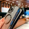thumbnail image 6 of for iPhone 16e Magnetic Case, Sparkle Glitter Case Compatible with Mag Safe Camera Lens Film Protection Bling Case Anti-Scratch Shockproof Phone Case for iPhone 16e,Blue, 6 of 8