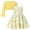 Yellow Floral, variant on Aideaone Girls Dress Set Floral Spaghetti Strap Dress with Cardigan for Tweens Teens 7-14 Years