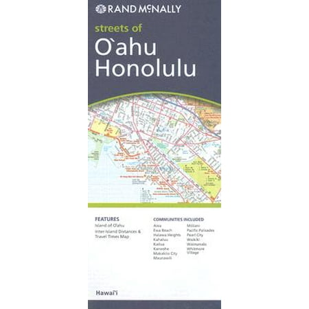 Rand Mcnally Oahu Honolulu Walmart Com