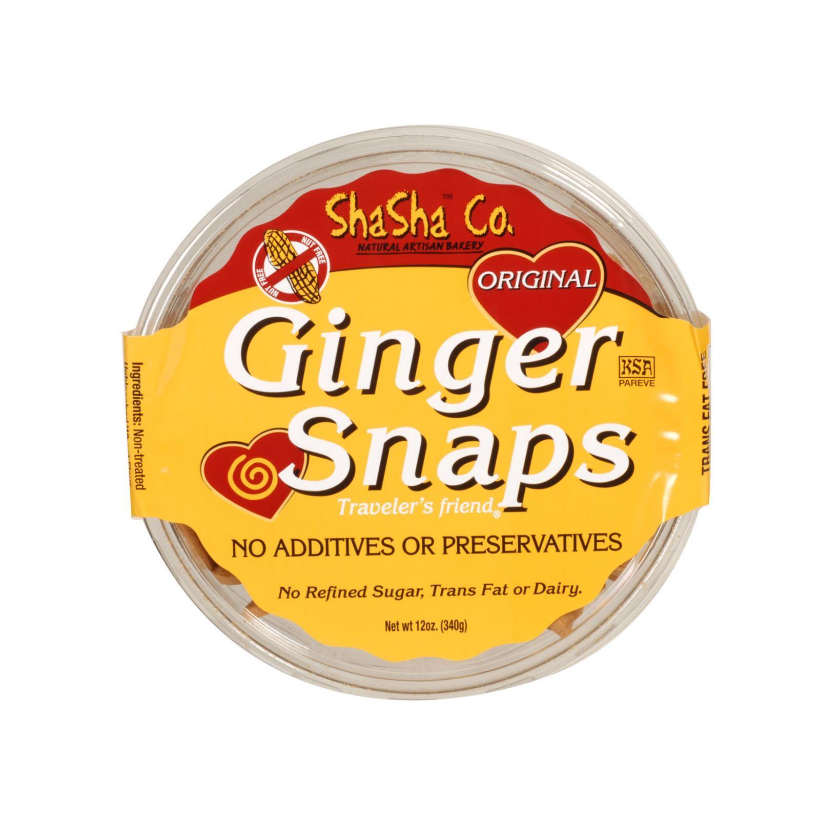ShaSha ShaSha Ginger Snaps, 12 oz