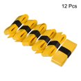thumbnail image 2 of Unique Bargains 43.3' Absorb Sweat Non-Slip PU Tennis Racket Overgrip Tape Wraps Yellow 12 Pack, 2 of 6