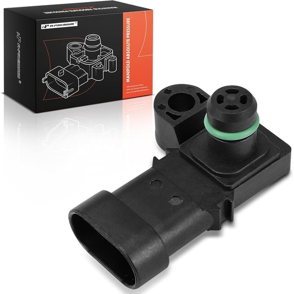 A-Premium Manifold Pressure (MAP) Sensor [3 Pins] Compatible with Chevrolet Cruze 2010-2016, 1.8L, Replace# 5WK96820Z, 5WK9682U