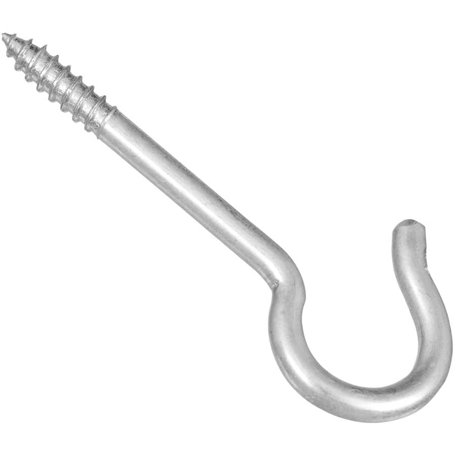 Stanley Hardware 324707 29/16" Zinc Plated Round End Screw Hook 10