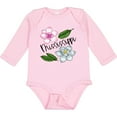thumbnail image 3 of Inktastic Mississippi Magnolia Flowers and Leaves Boys or Girls Long Sleeve Baby Bodysuit, 3 of 5