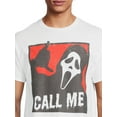 thumbnail image 5 of Ghost Face Call Me Men's and Big Men's Graphic Tee Shirt, Sizes S-3XL, 5 of 5