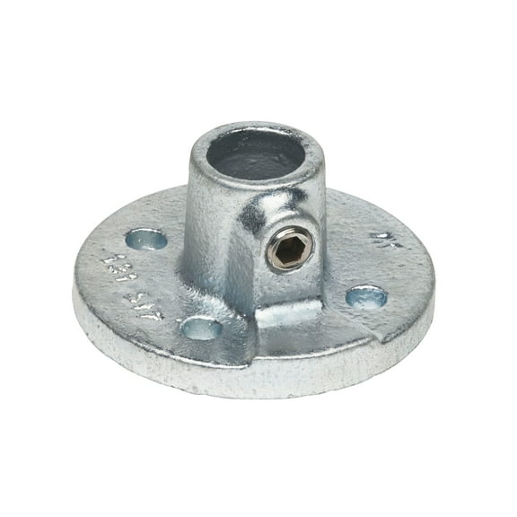 Galvanized 3/8-in Floor Flange fits Pipe O.D. 0.675-in
