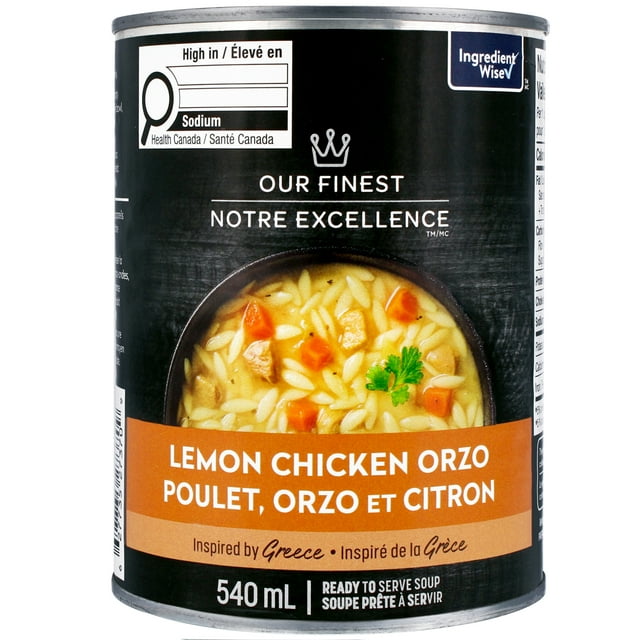 Our Finest Lemon Chicken Orzo Ready to Serve Soup