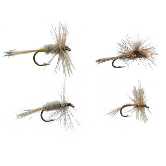 Cortland Fairplay Adams Assorted Dry Fly, Size 14, 4 Pack, 599307