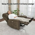 thumbnail image 4 of MCombo Recliner Chair, 400lbs Capacity, Swivel, Dark Grey, 4 of 10