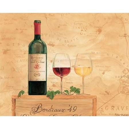 Red wine Poster Print by  Peter Butler