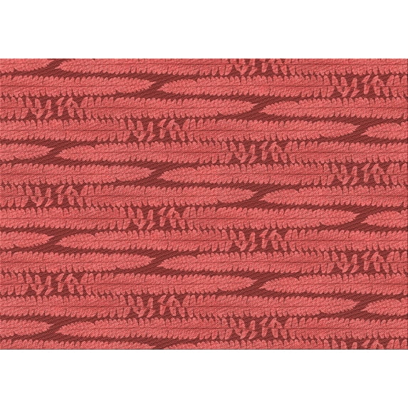 Ahgly Company Indoor Rectangle Patterned Love Red Area Rugs, 5' x 7'