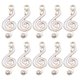 thumbnail image 1 of 10 pcs DIY Music Notes Charms Jewelry Making Musical Notes Charms Metal Music Symbol Charms, 1 of 2