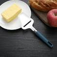 thumbnail image 2 of Yhmxh Utensilios de cocina Espátula de acero inoxidable para queso, cuchillo para espátula de queso, rallador y rebanador de queso, utensilios de cocina, juego de dos cuchillos para rebanar queso., 2 of 6