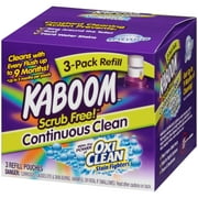 Kaboom Scrub Free! Continuous Clean with OxiClean 3-Pack Refill