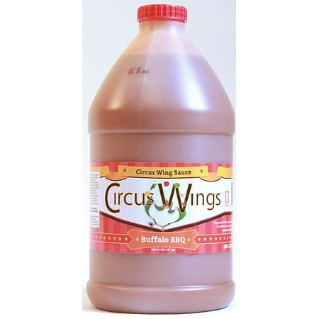 Circus Wing Sauce 64 oz. Sweet & Spicy Buffalo BBQ Sauce - Wing Sauce Meets BBQ- Best of Both Worlds