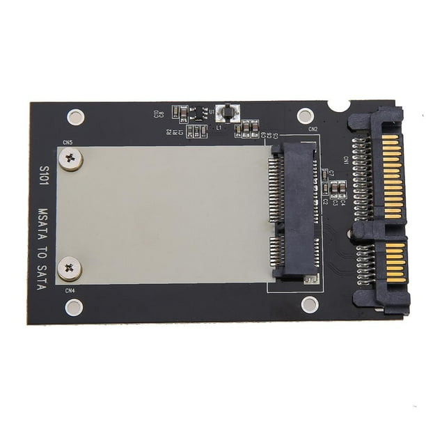 Adaptador SATA SSD a convertidor mSATA Tarjeta de transición de computadora de 25 pulgadas
