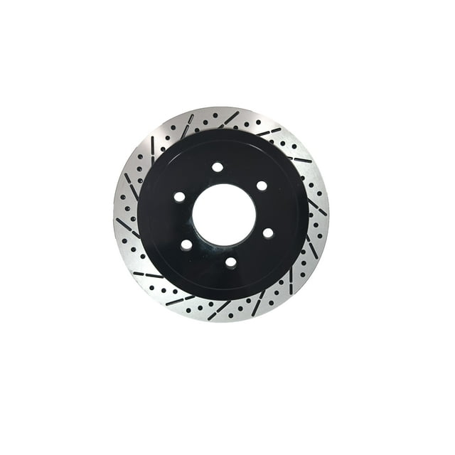 Rear Premium Drill&Slot Brake Rotors Ceramic Pad Fit 04-06 GMC Yukon XL 1500 RWD