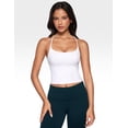 thumbnail image 2 of Musculosa INGIA con escote redondo, sostén incorporado y espalda en U blanca talla S, 2 of 5