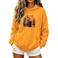 thumbnail image 3 of DIOAZUD Halloween Sweatshirts Women Spooky Ghost Graphic Pullover Hoodies Stretch Loose Fit Long Sleeve Sweater Tops Halloween Costumes, 3 of 6